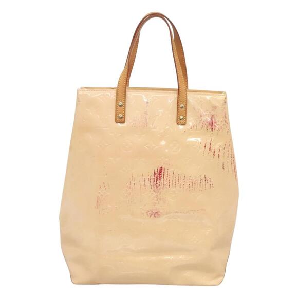 LOUIS VUITTON Vernis Reade MM Hand Bag Marshmallow Pink M91304 - Picture 3 of 12